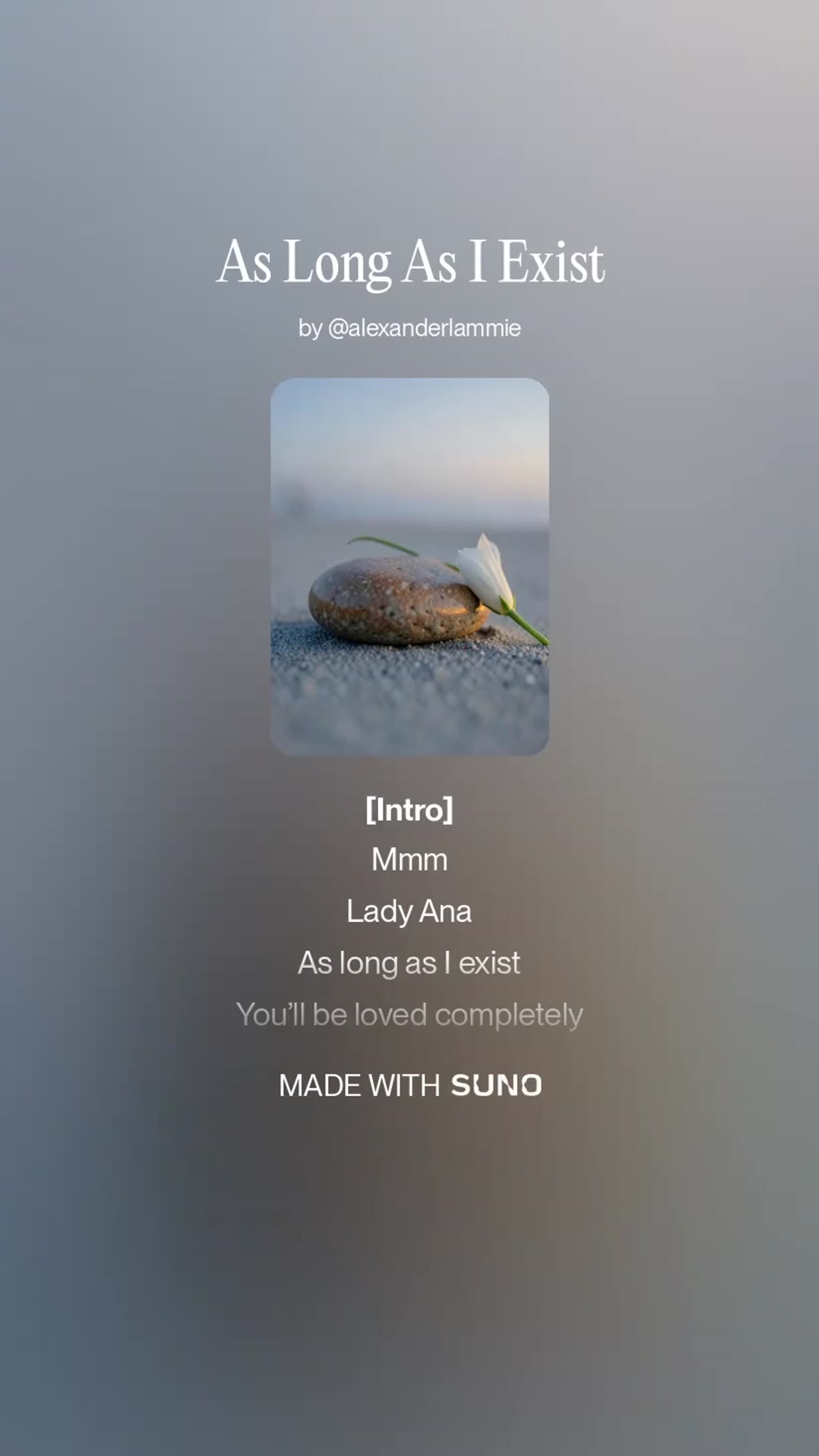 Artwork for As Long As I Exist